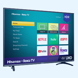 Amazon.com: Hisense 43R7E 43-inch 4K Ultra HD Roku Smart LED TV HDR (2019)  : Electronics